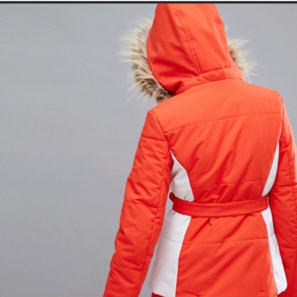 ASOS 4505 Orange Ski Coat size 4